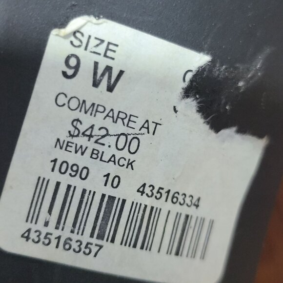 C Est 1946 Womens Ankle Strap Chunky Heel Pointed Toe Pump Dress Shoes Sz 9W - Picture 10 of 13